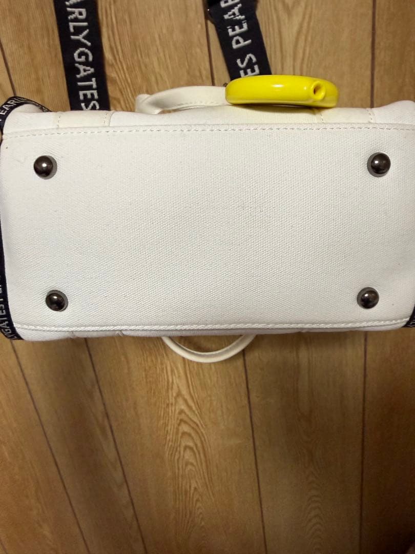 PEARLY GATES ロゴバッグ スマイリーチャーム付き