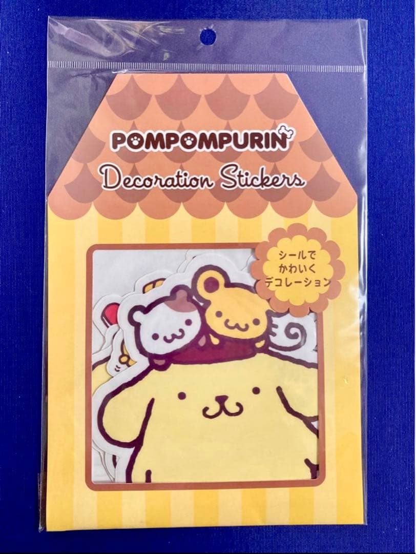 サンリオ　ポムポムプリン　シール 大きなシール 希少 当時物 【未使用】