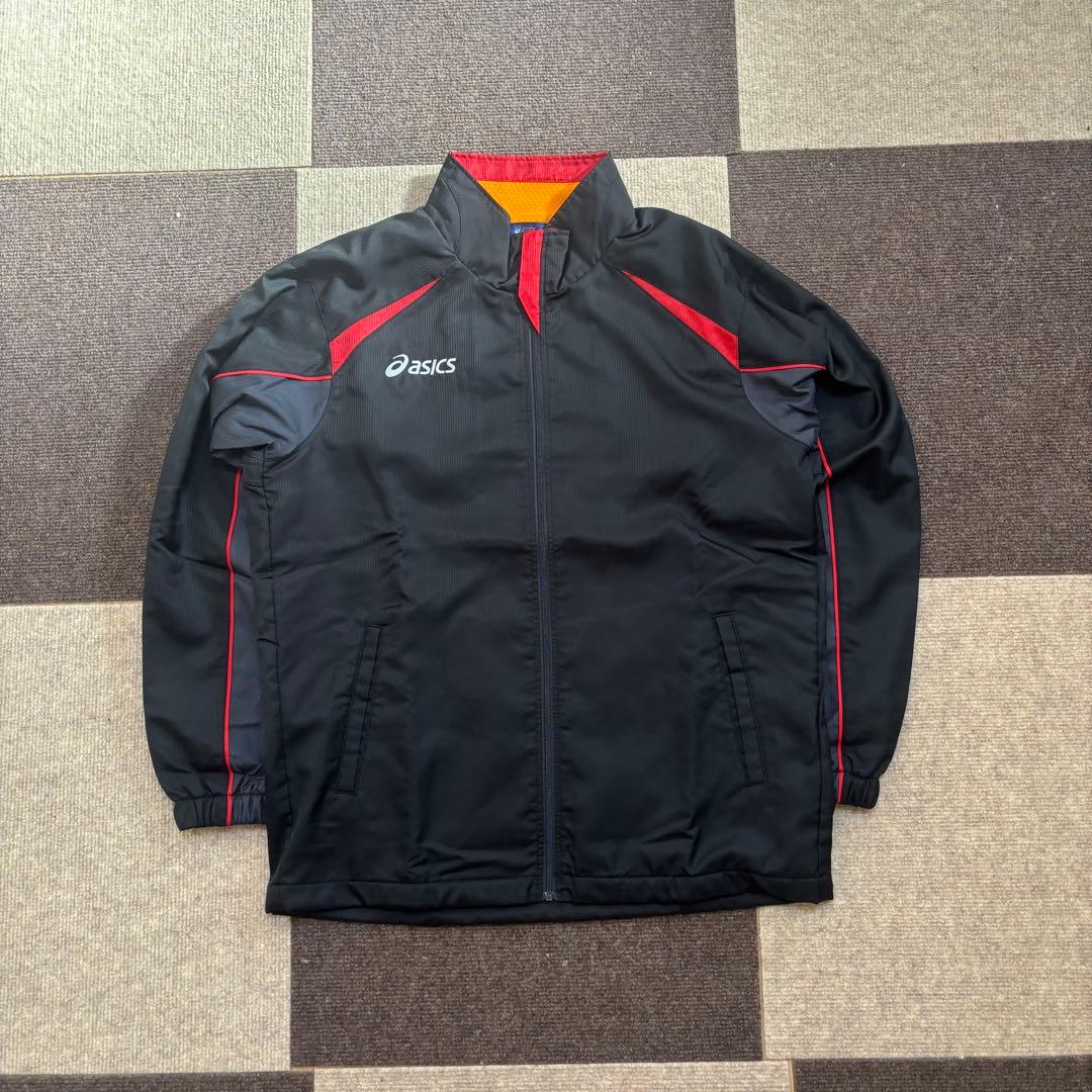 【✨美品】asics アシックス　ウインドブレーカー　セットアップ　ブラック