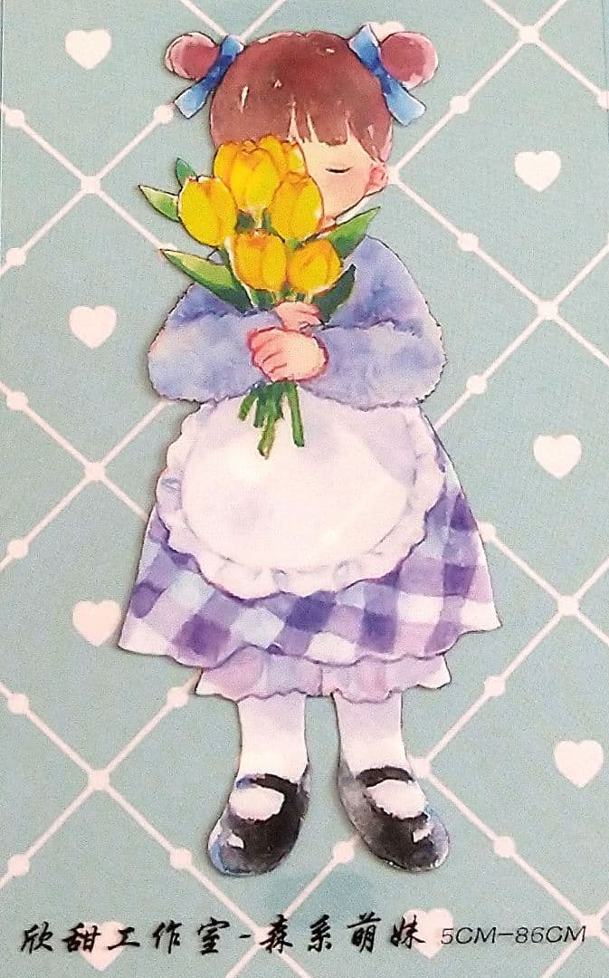 SALE✩J783▶森系萌妹(PET)欣甜切り売り海外人物マステ女の子苜暖