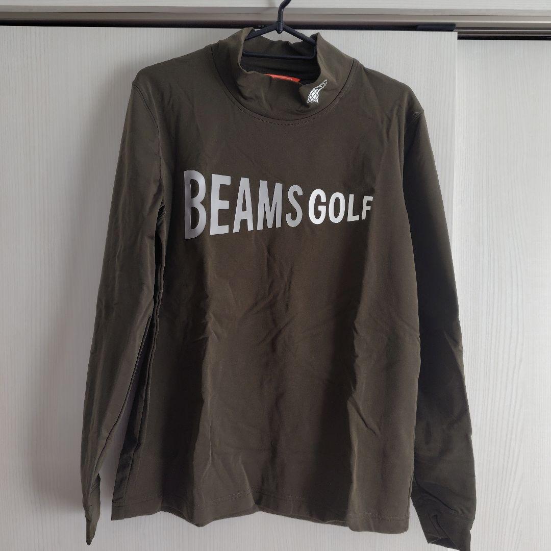 BEAMS GOLF 長袖シャツ Mサイズ オリーブ