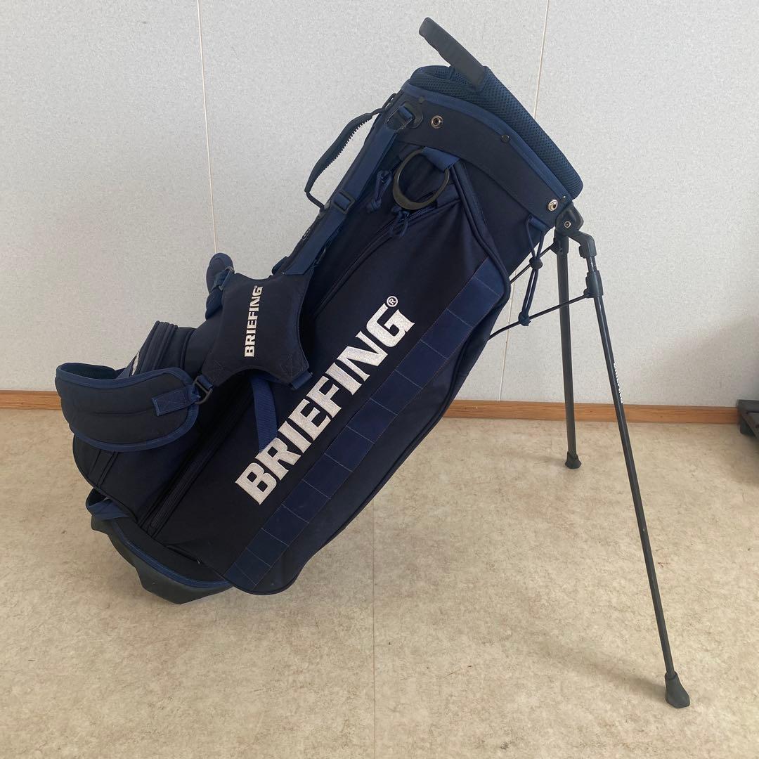 美品　BRIEFING ゴルフスタンドバッグ ネイビー　CR-4