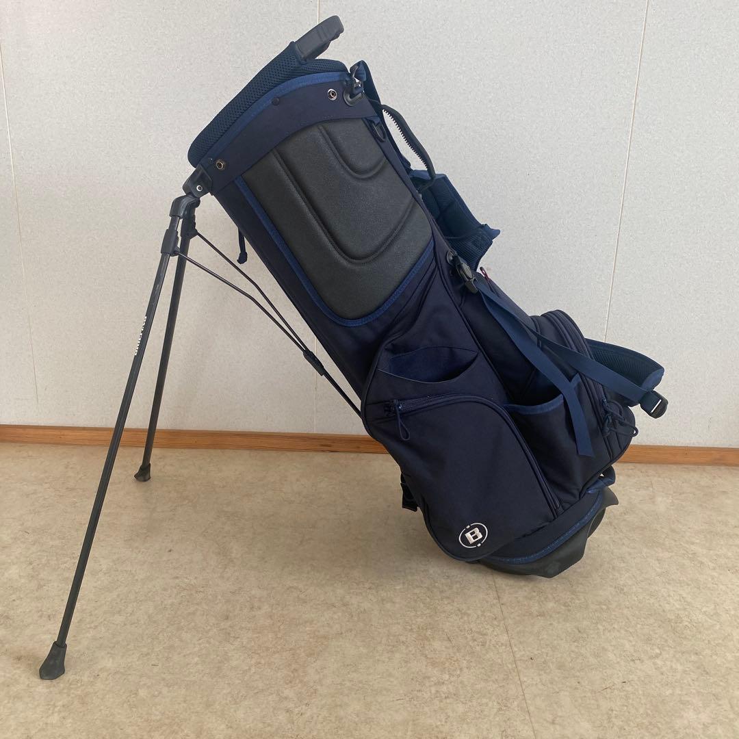 美品　BRIEFING ゴルフスタンドバッグ ネイビー　CR-4