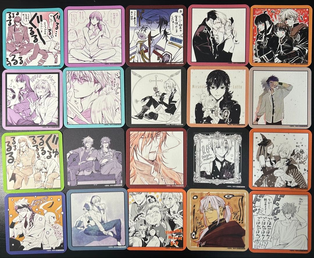 D.Gray-man Theキャラカフェ 前半・後半コースターコンプリートセット