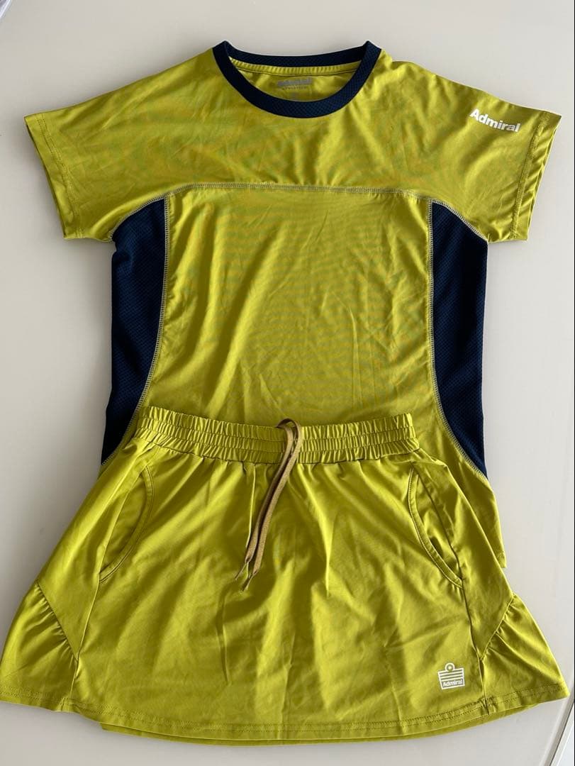 Admiral テニスウェア ライムグリーン