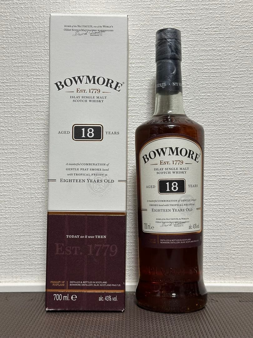希少 BOWMORE ボウモア 18年 700ml アイラ島 アイラの女王