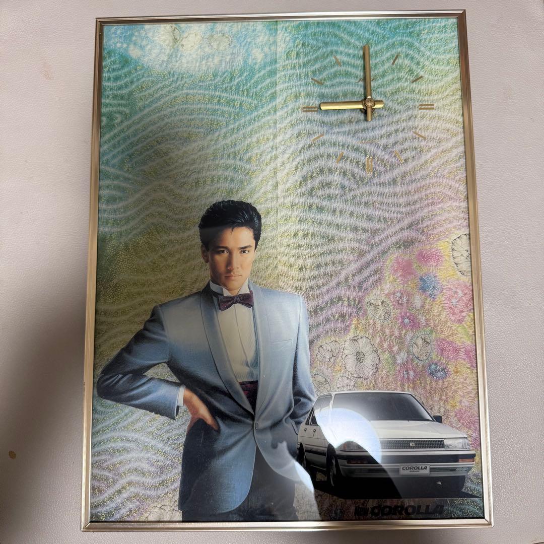 激レア　1983年郷ひろみ　時計付き　カローラ車