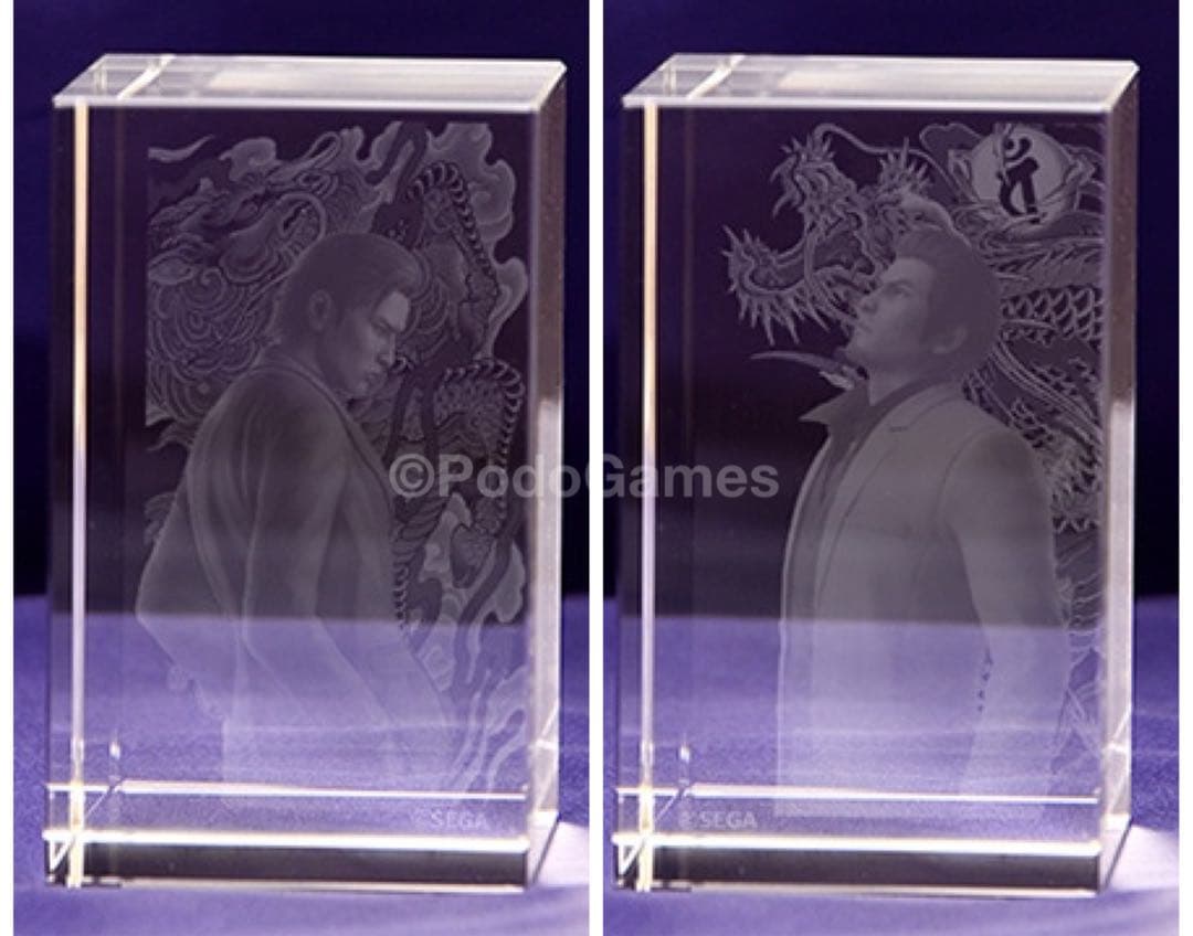 龍が如く 極3 外伝 Dark Ties ダブル3Dクリスタル　桐生 と峯