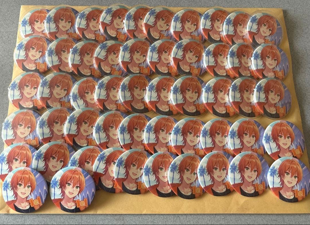 ジェルくん 缶バッジ 52個