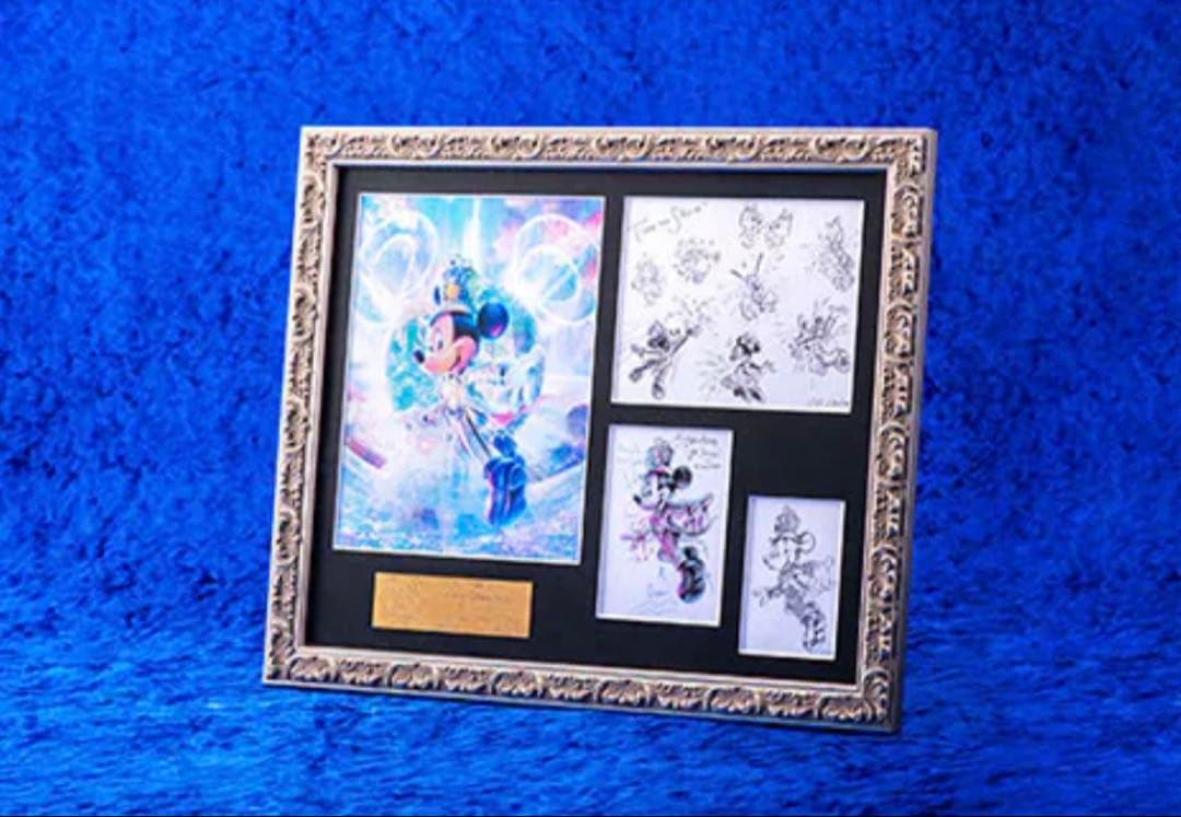 ファンダフルディズニー限定300個　ディズニーシー20周年　アートフレーム　絵画