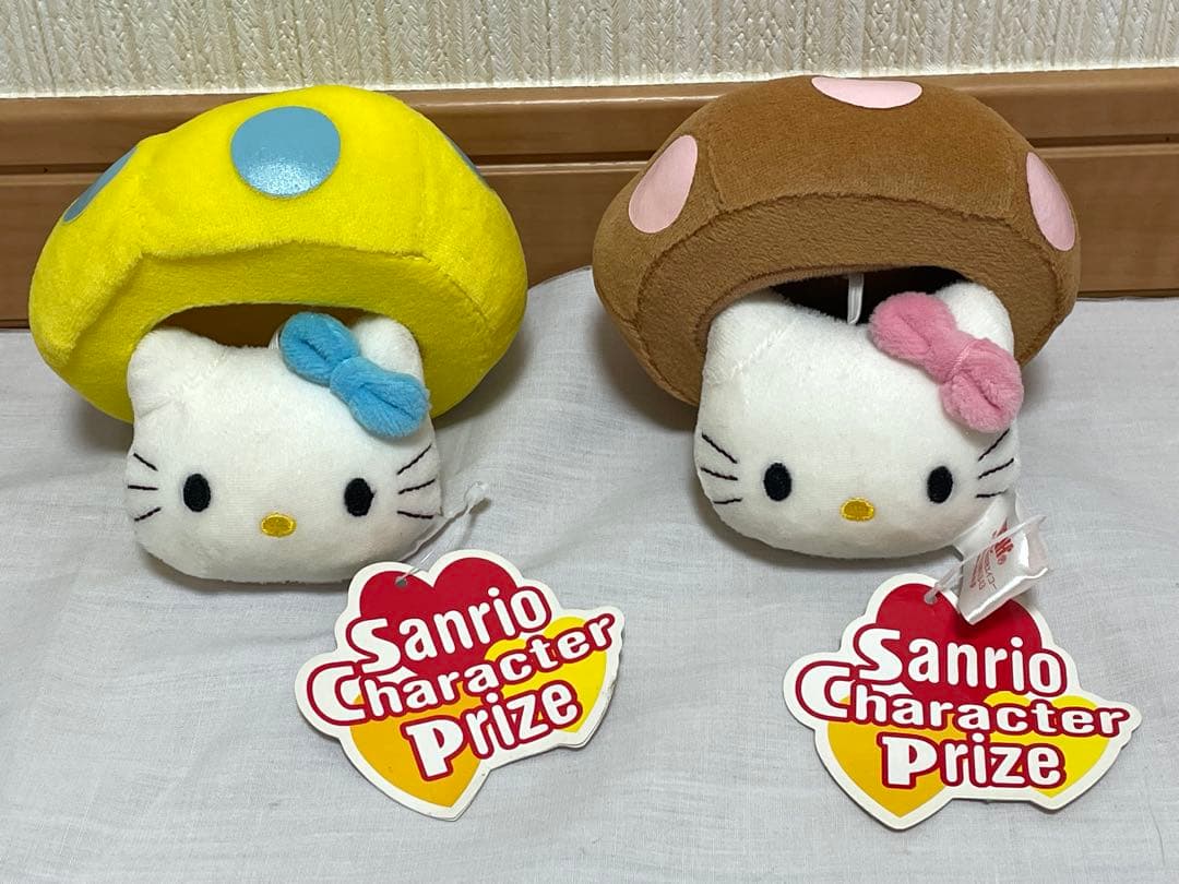 【非売品】ハローキティ ぬいぐるみ きのこ HELLO KITTY タグ付 レア