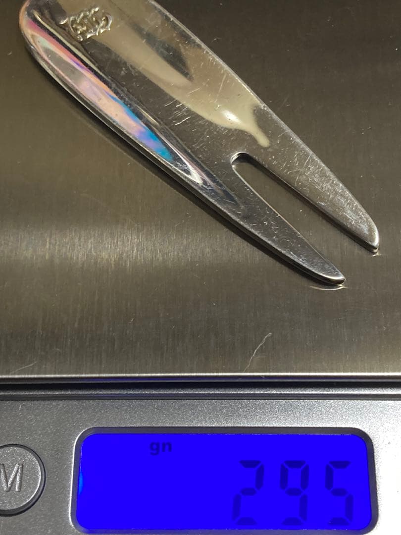 ゴルフ　グリーンフォーク SILVER 銀製　2枚　vintage