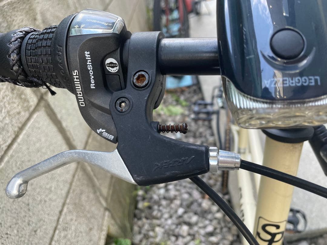 【手渡し限定葛飾】美品20インチ 自転車 ミニベロ sp-min ホワイト 6速