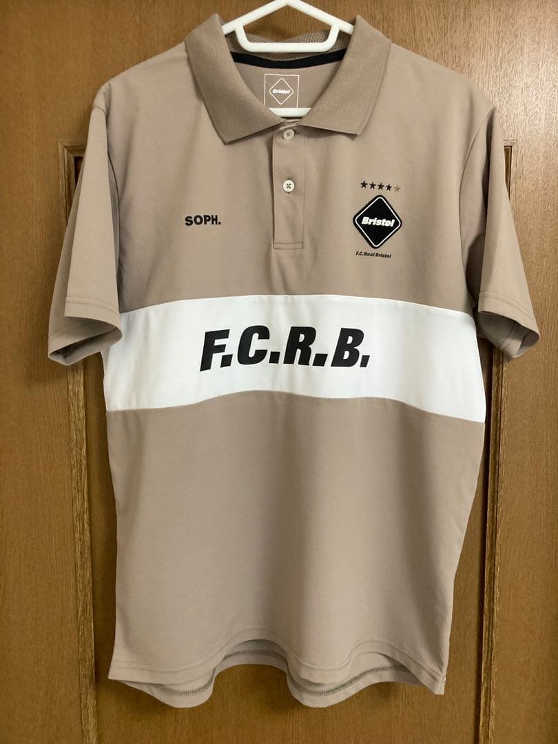 F.C.Real Bristol S/S PANEL POLO ベージュS