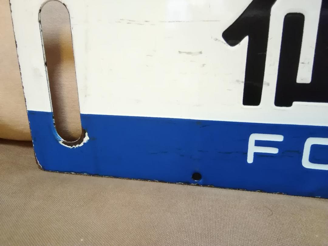 行先板 サボ 　仙台×なし 　国鉄 東北本線 旧型客車 ED75 スハフ43