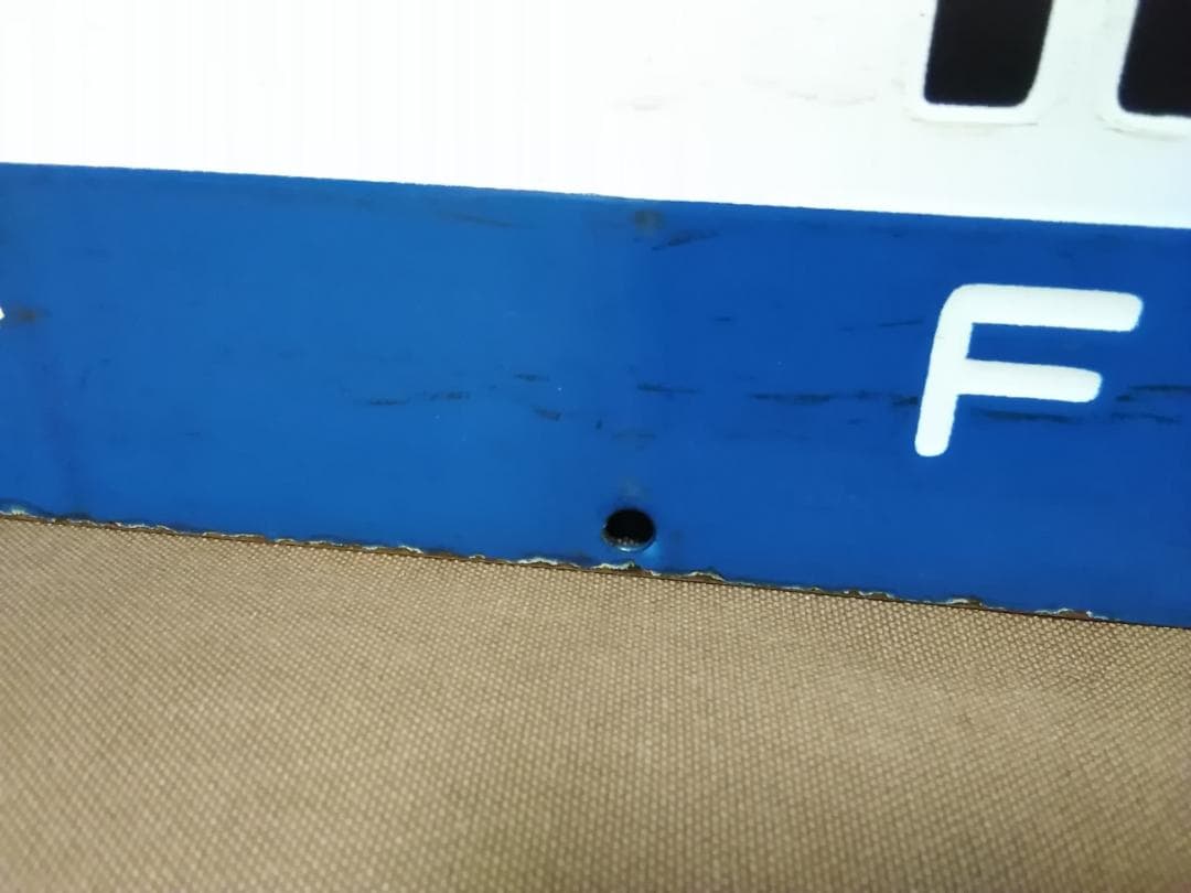 行先板 サボ 　仙台×なし 　国鉄 東北本線 旧型客車 ED75 スハフ43