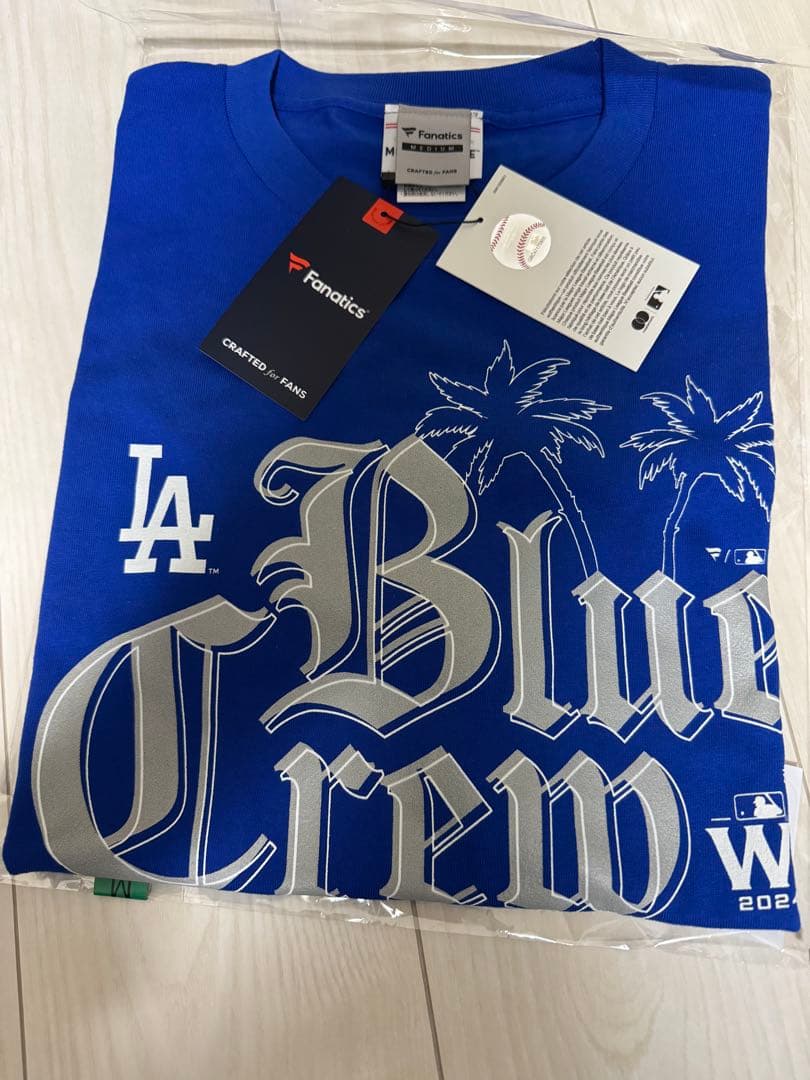 値下可 ドジャース ワールドシリーズ 2024 優勝記念 Tシャツ 大谷翔平 M