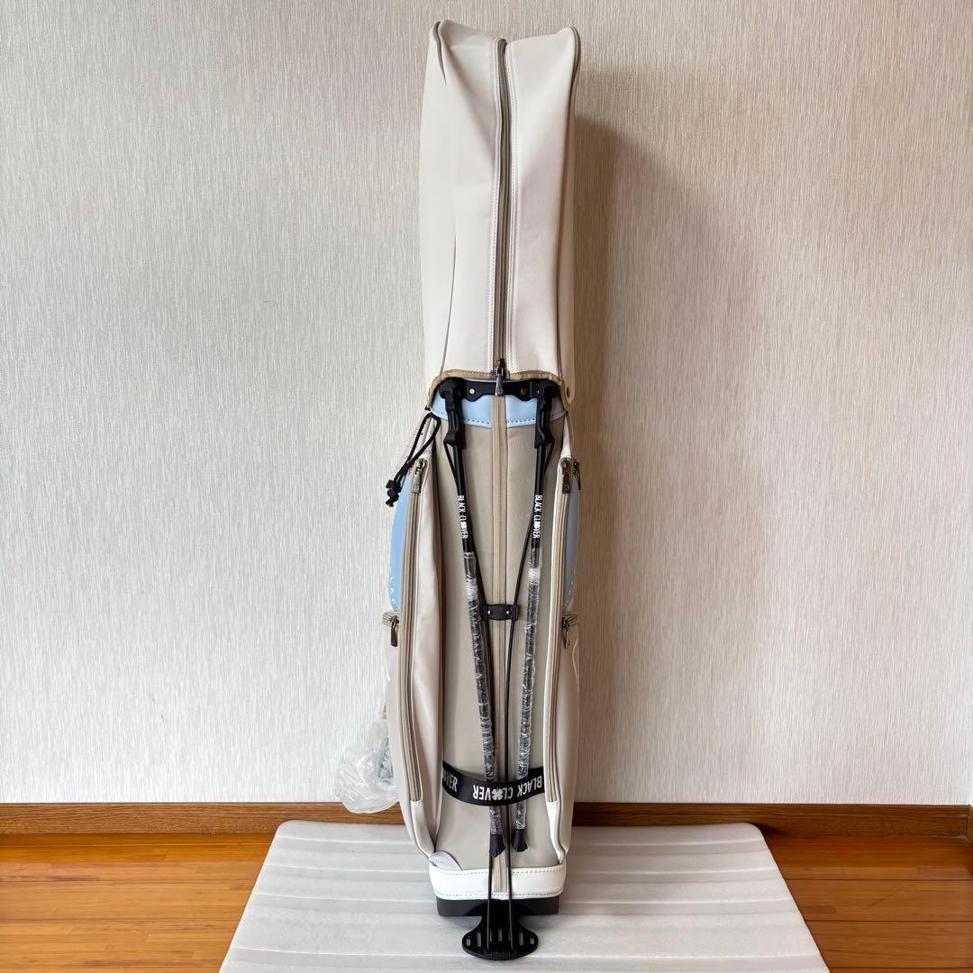 ブラッククローバー／キャディバッグ／BA5PNC01 ホワイト・ライトブルー