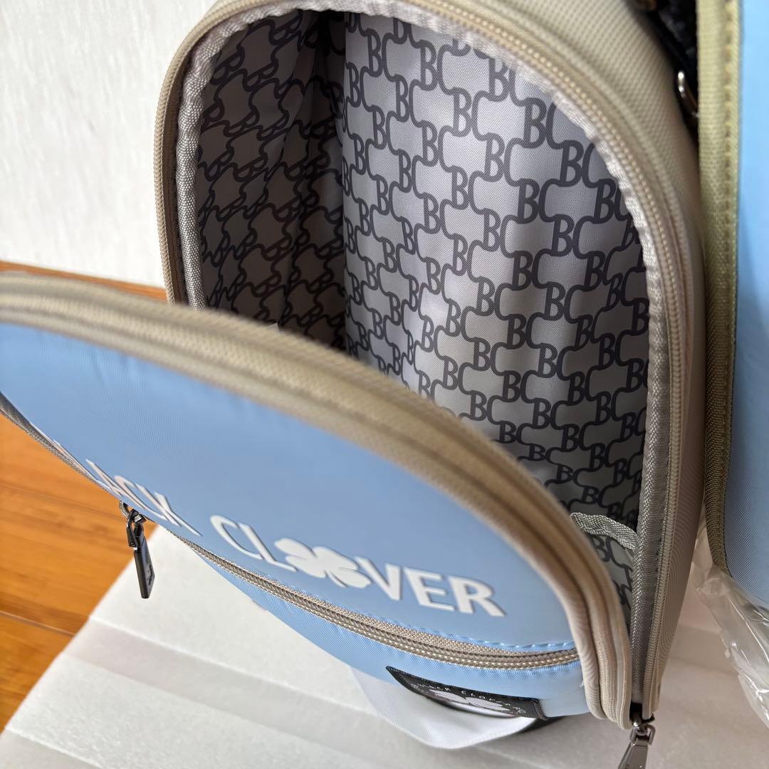 ブラッククローバー／キャディバッグ／BA5PNC01 ホワイト・ライトブルー