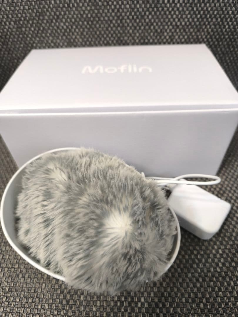 【美品】モフリン Moflin シルバー AIペット コミュニケーションロボット