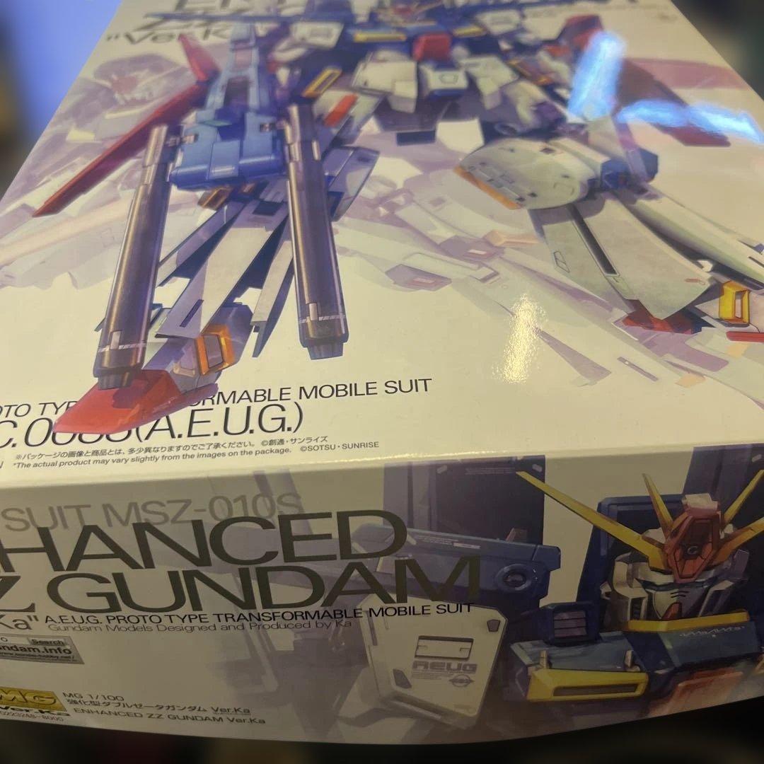 新品中身未開封　MG 1/100 強化型ダブルゼータ ZZガンダム Ver.Ka