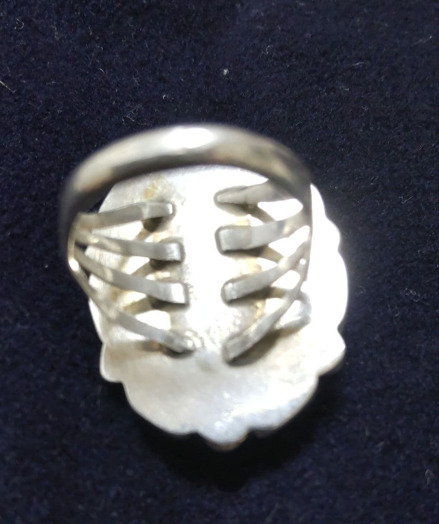 ビンテージ　トルコ石　 スターリングシルバー　指輪　13号