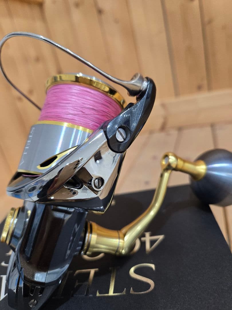 【極美品☆】14'ステラ4000HGパワーハンドルノブ ☆スペアススプール