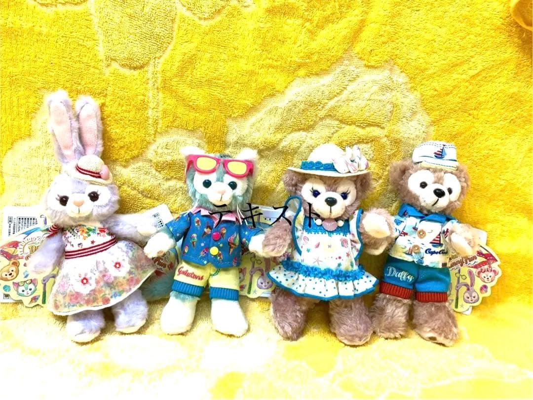 ♡ダッフィー＆フレンズ♡ぬいぐるみバッヂ♡サニーファン♡2019年♡2019年♡