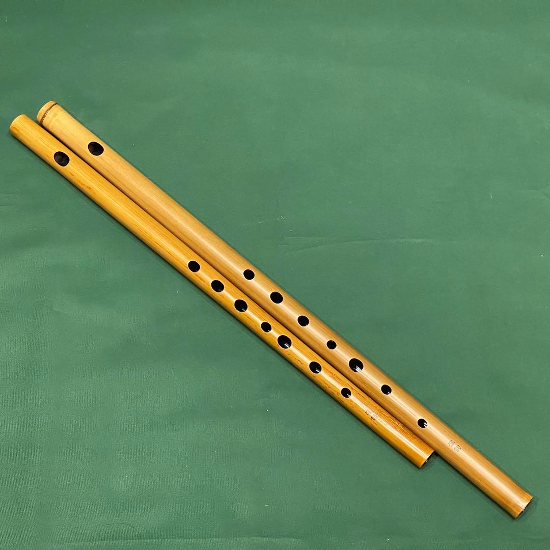 篠笛ドレミ調 三本調子・六本調子姿管2本セット