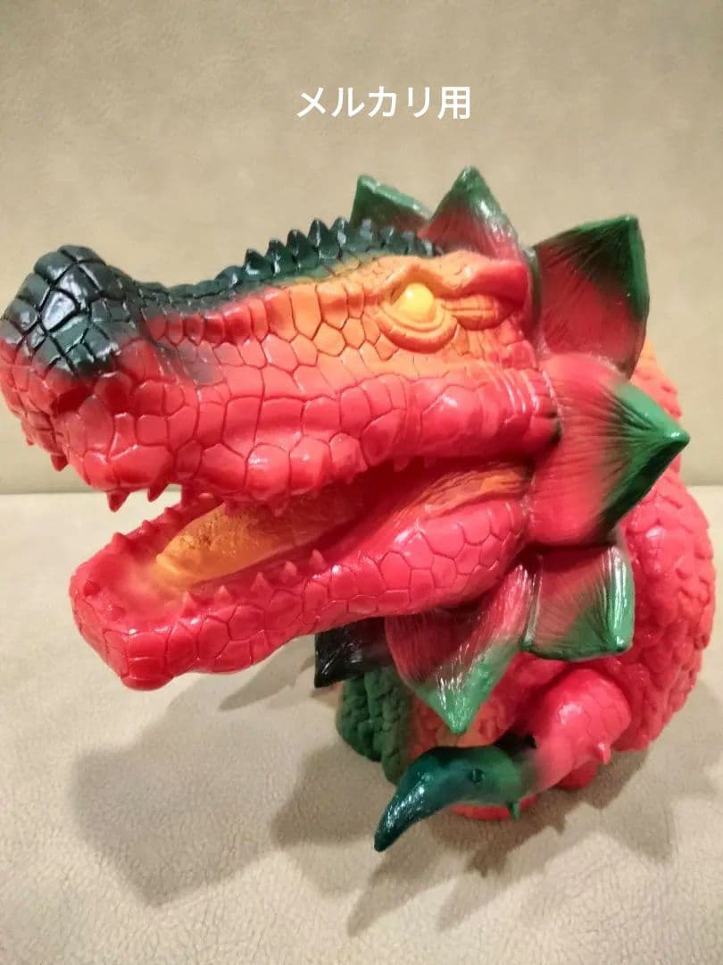 ソフビ　monstock 超古代神類ポゴンゴ　赤　izumonster　安楽安作