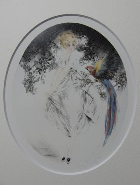 ルイ・イカール、「どちらがお好き？」、豪華限定版画集画・定価１０万円/額付