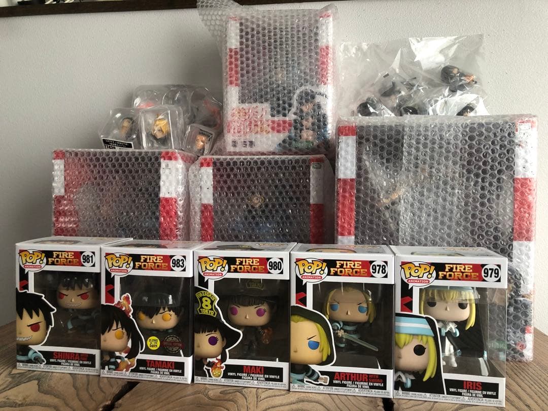 新品未開封バラ売り不可 炎炎ノ消防隊 フィギュア ガチャポン FunkoPOP!