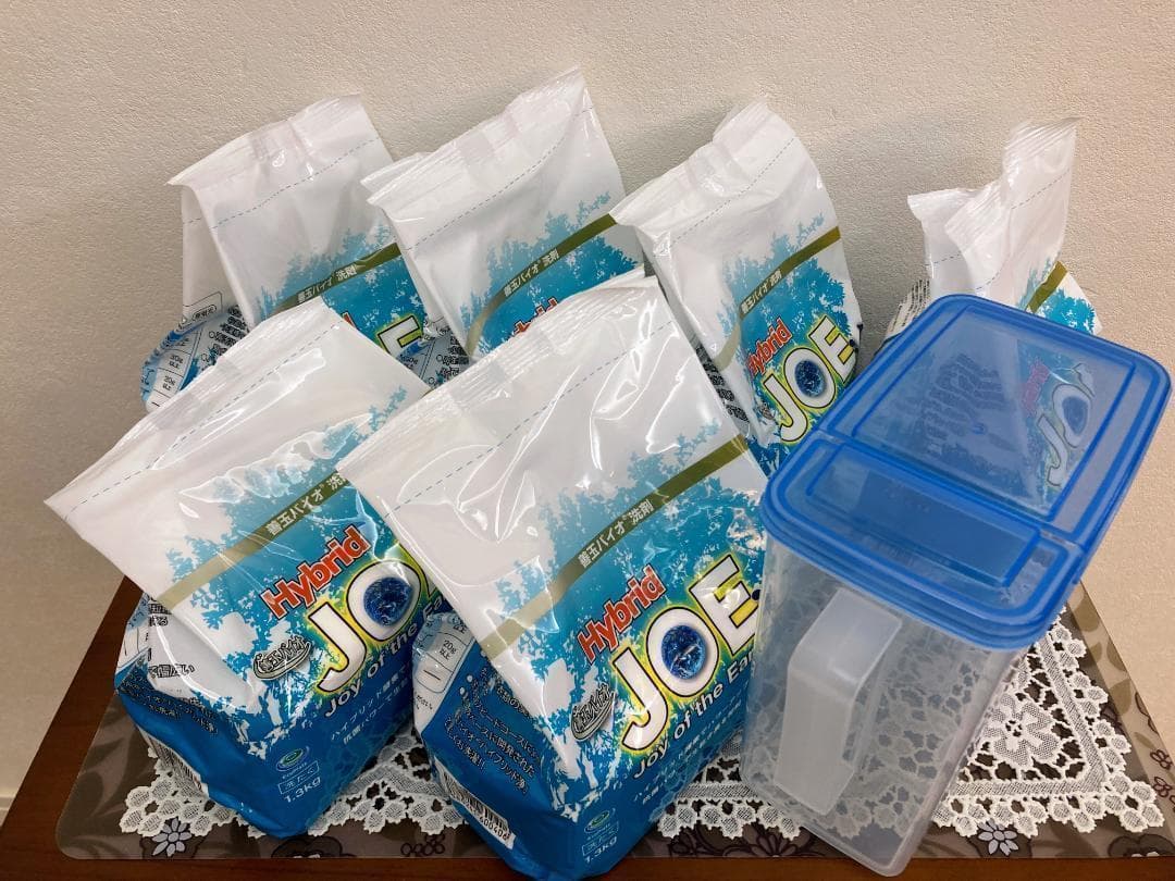 善玉バイオ洗剤 ハイブリッド 浄 1.3kg 詰替×6 空容器付