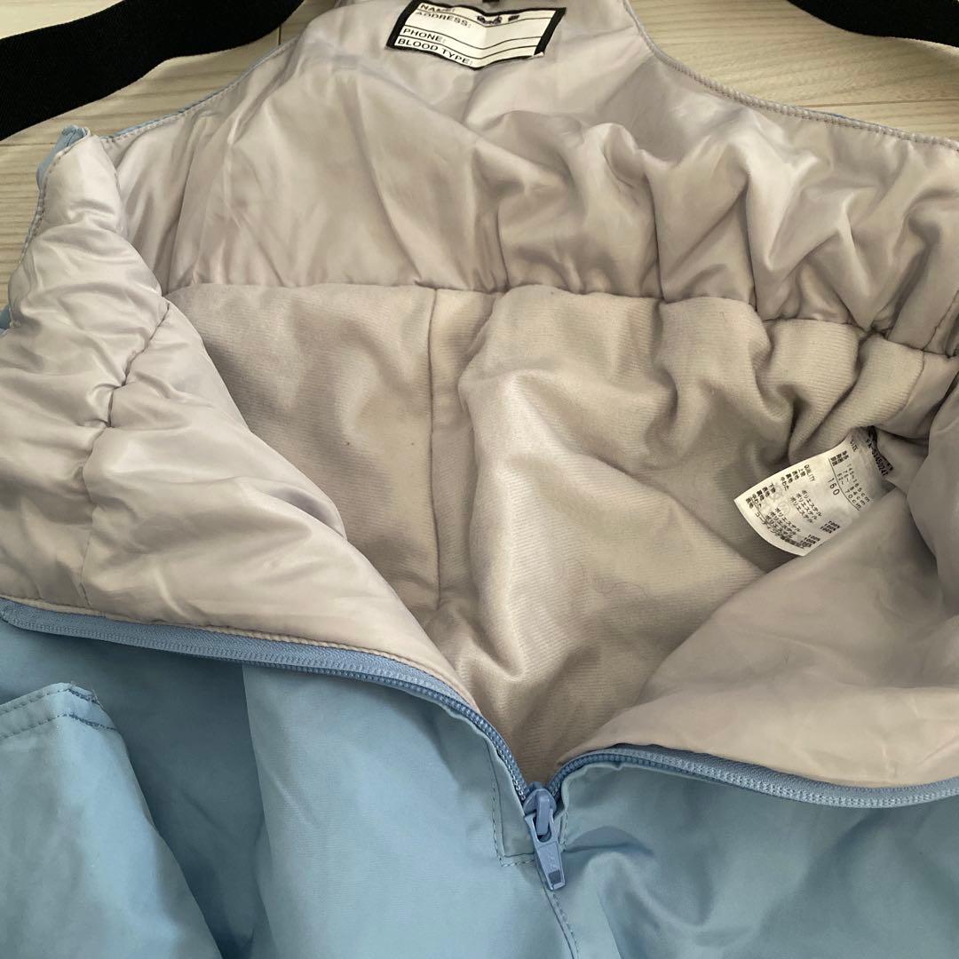 ２回着用品　フルーツ、とり柄　キッズ160cmスキーウェア