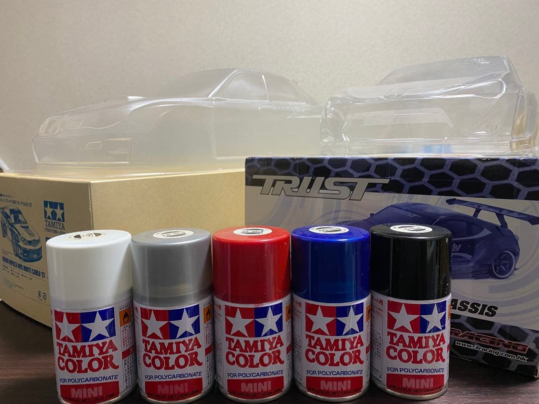 sakura d4 RWDキット、TAMIYA インプレッサ1/10未塗装ボディ