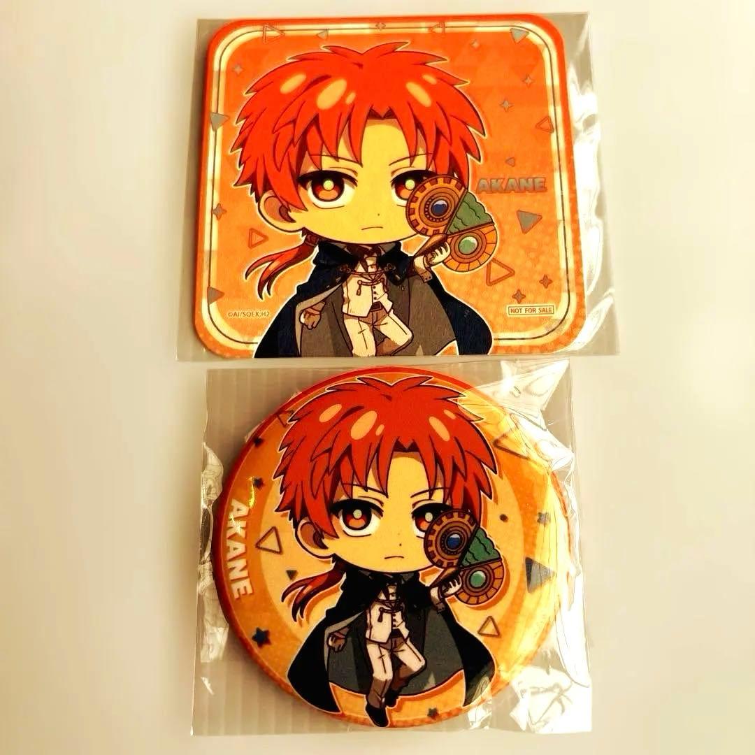 地縛少年花子くん2☆ラッキー☆チャレンジくじ　D賞BIG缶バッジ 茜、時計守