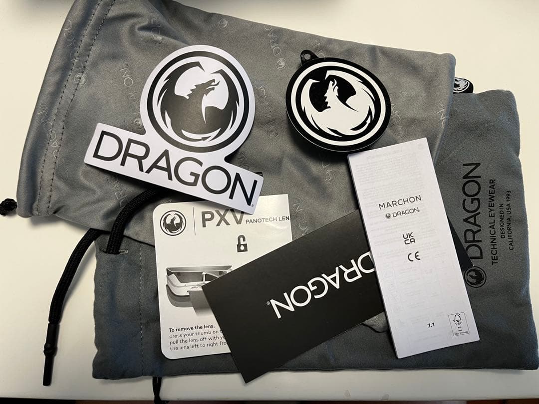 DRAGON PXV ゴーグル LUMAレンズゴールドアイオン 25-26モデル