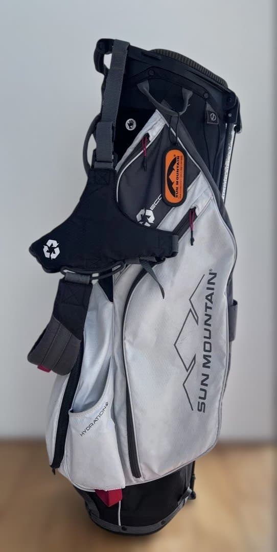 SUN MOUNTAIN 軽量ゴルフバック ECO-LITE グレー✖️ホワイト