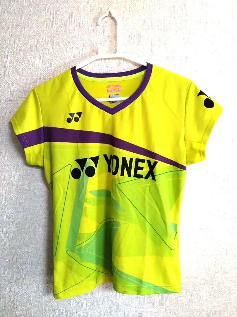 YONEXヨネックス　非売品希少　イエロー系レディースゲームウェア　O