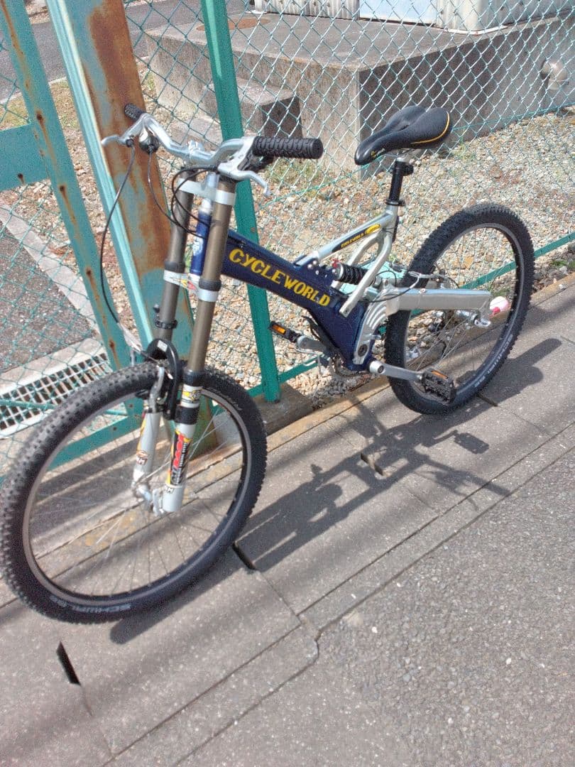 サイクルワールド フルサス マウンテンバイク (希少) オールドMTB