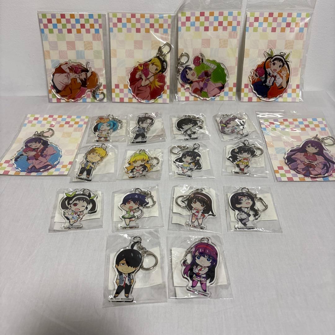 物語シリーズ　アクリルキーホルダー　２０点セット