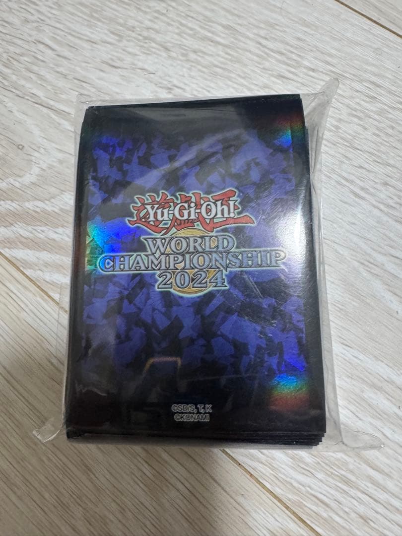 遊戯王WCS2024 スリーブ　青　未開封　yu-gi-oh 世界大会