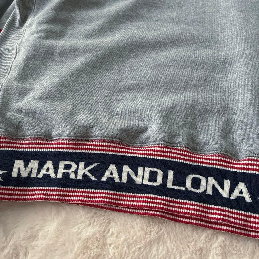 美品✨マークアンドロナ スカル プリント スウェット ゴルフウェア トレーナー