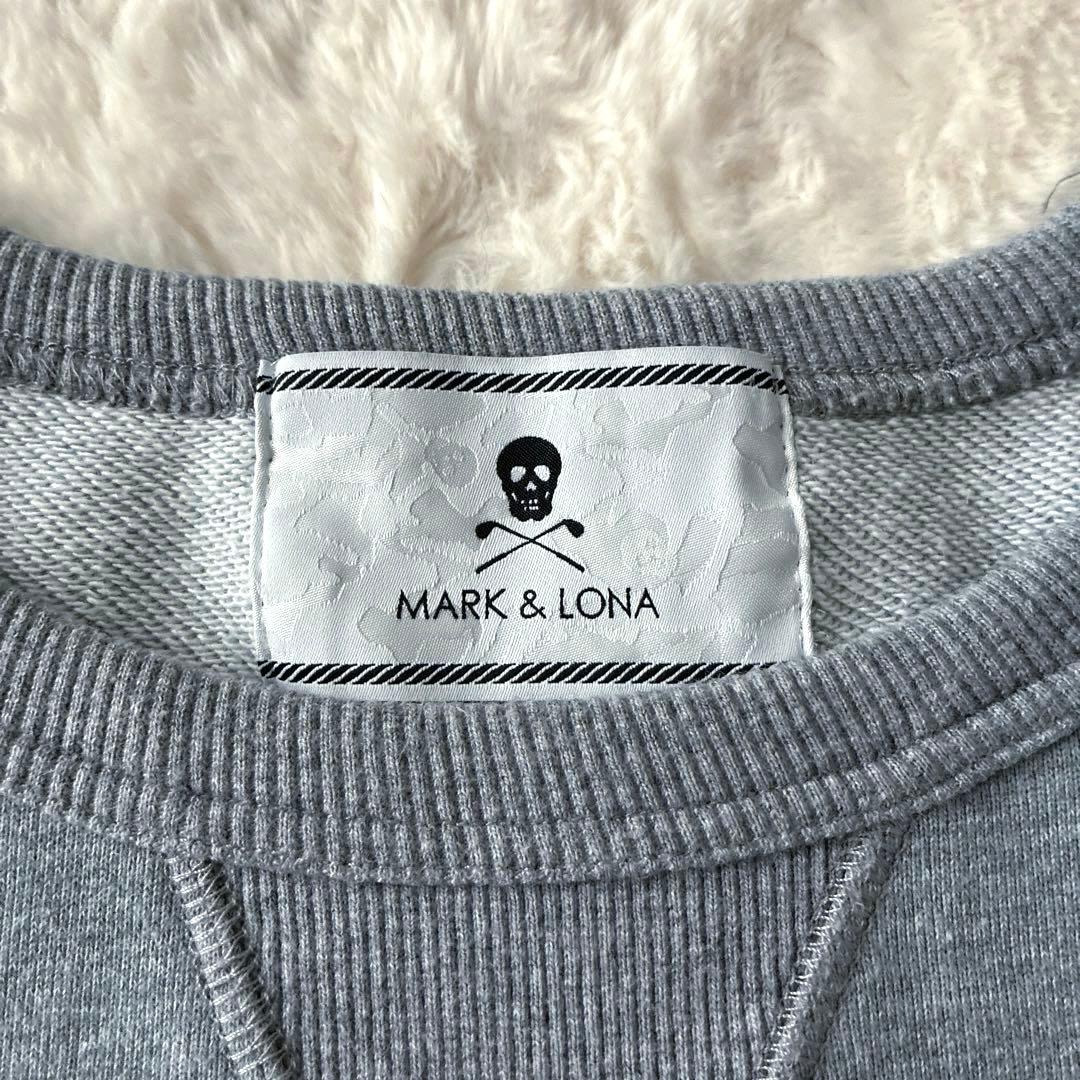 美品✨マークアンドロナ スカル プリント スウェット ゴルフウェア トレーナー