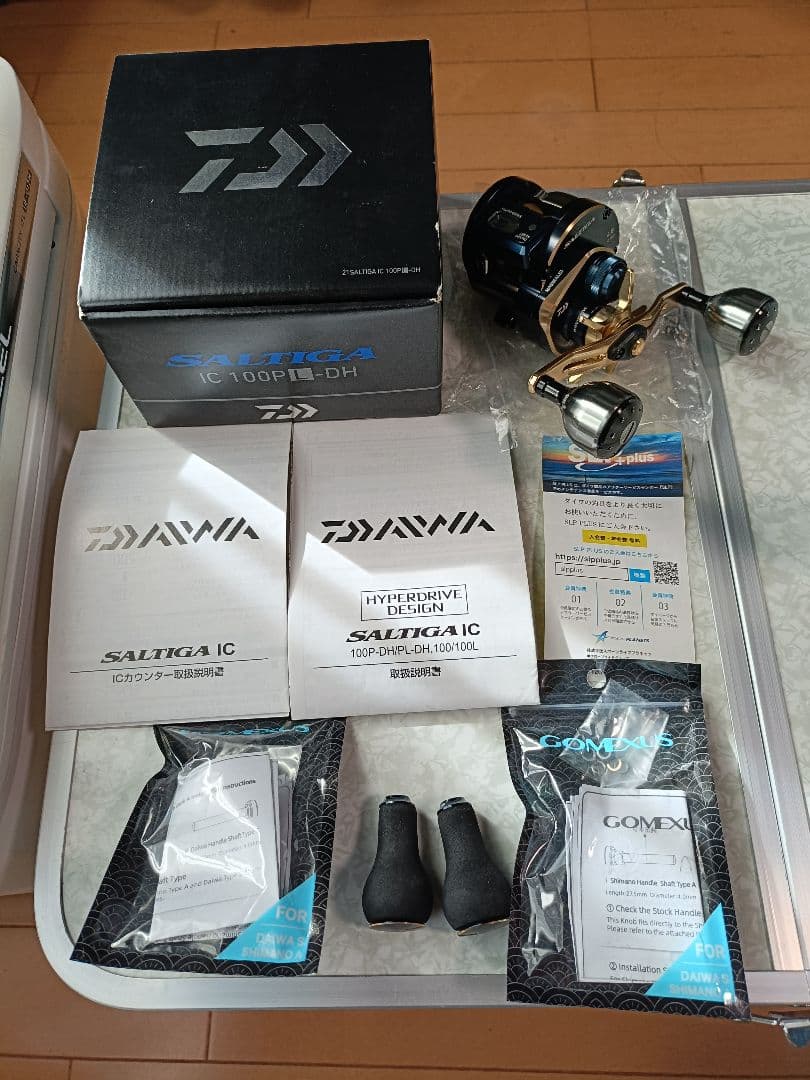 DAIWA　ダイワ　ソルティガIC100　PL-DH ゴメクサスハンドルノブ