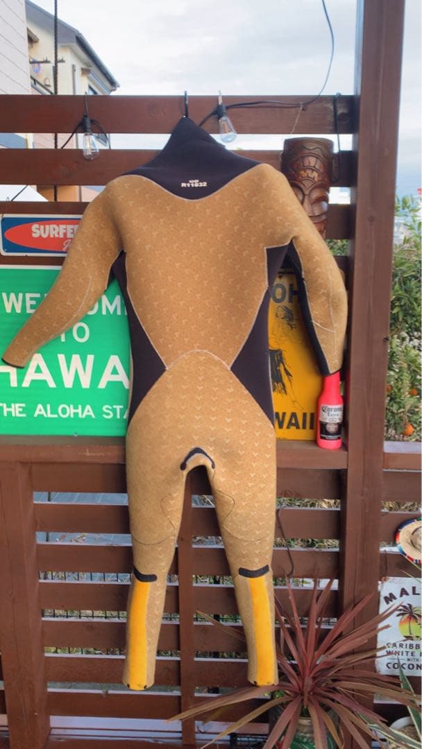 The Rim セミドライウエットスーツ ブラック/グリーン