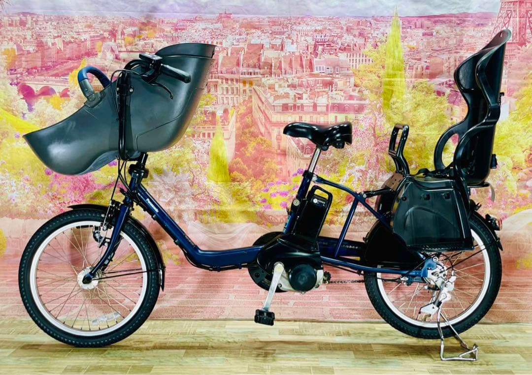 K2656 電動自転車パナソニック ギュット 子供乗せ20インチ 送料無料