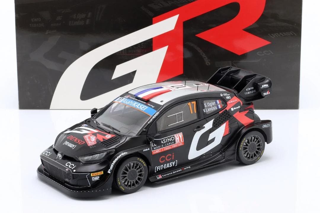 1/18 トヨタ GR ヤリス モンテカルロラリー 2024 S.オジェ
