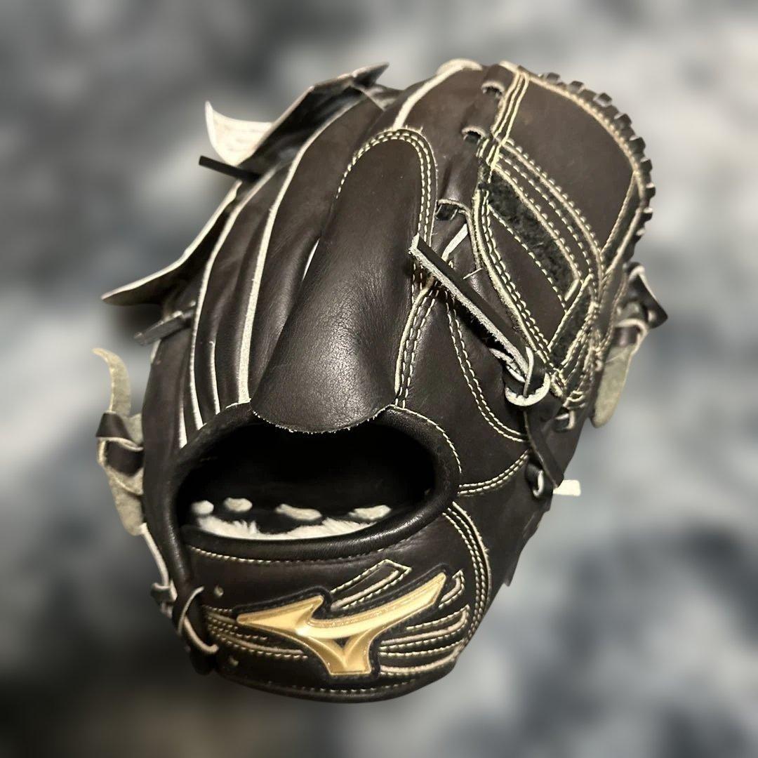 Mizuno 軟式グローブ 黒 右投げ用