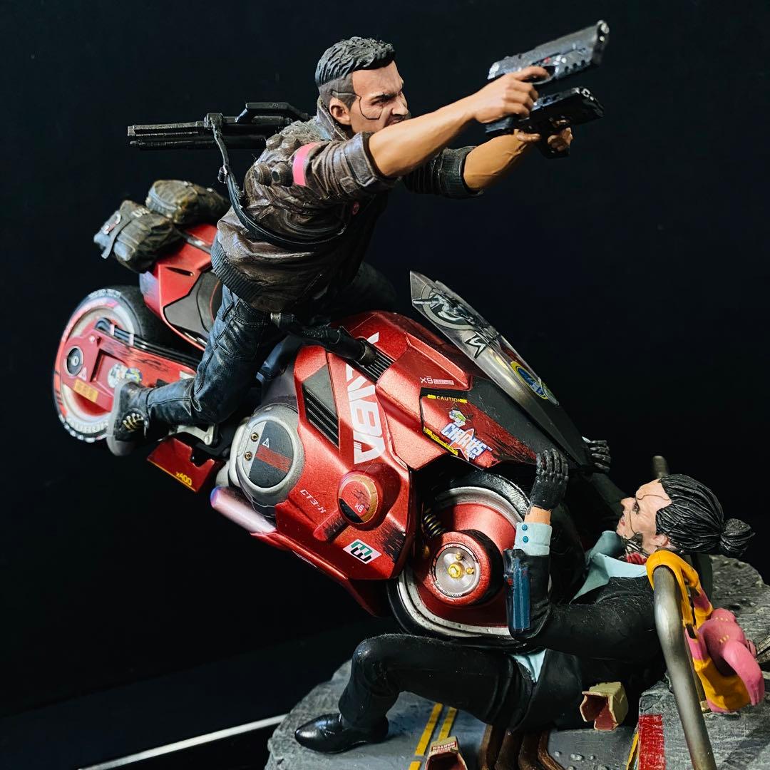 PS4 サイバーパンク2077 V＆YAIBA KUSANAGI スタチュー